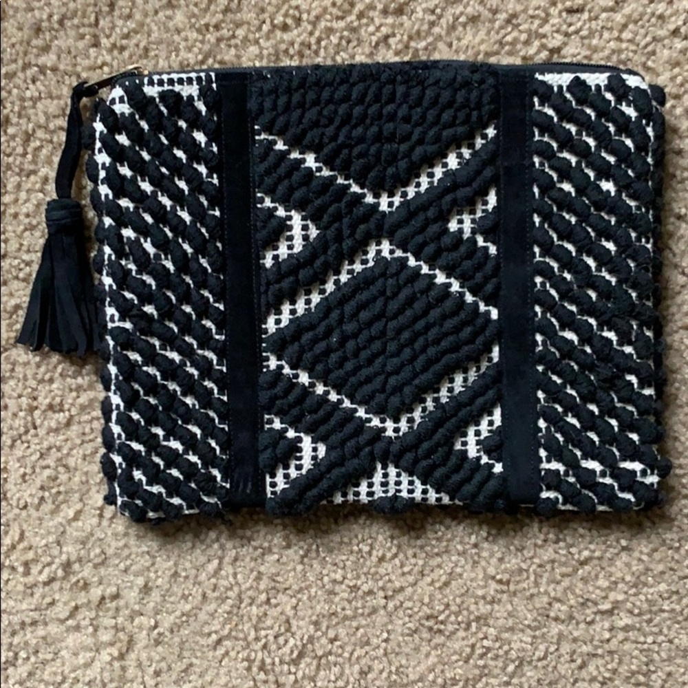 Love stitch clutch